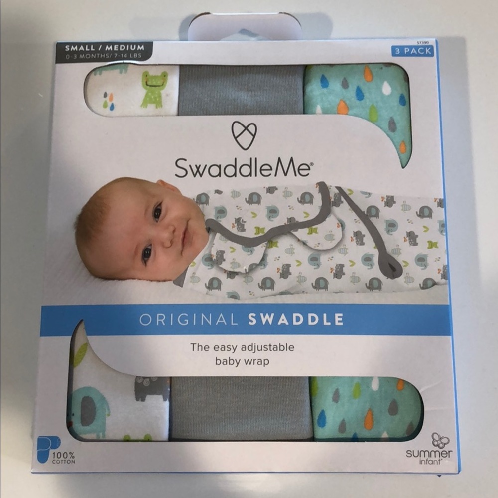NWT Swaddleme Original Swaddles size small/medium
